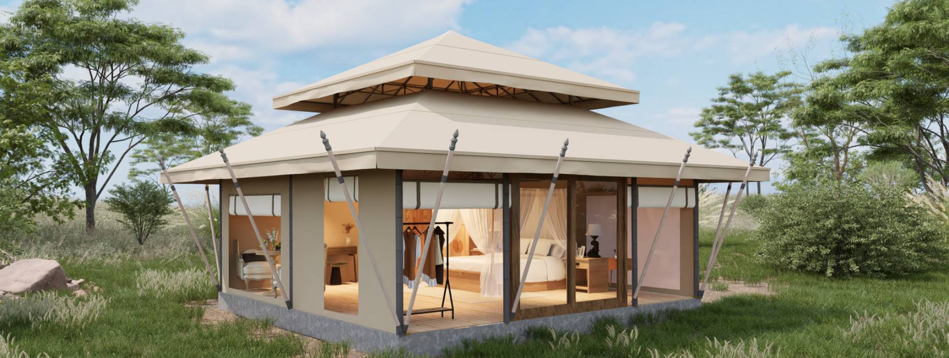 富蕴县户外野奢帐篷